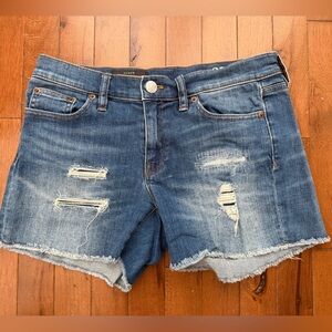 J Crew Distressed Denim Women Shorts